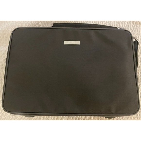 Porsche Design Roadster Briefcase Over-Night Bag with Shoulder Strap in Black